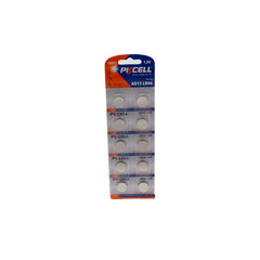 AG13/LR44 1.5V, 0 Hg, 145mAh Battery