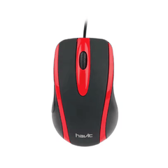 Havit PC series-USB Mouse Black+Red HV-MS753 BK+RD