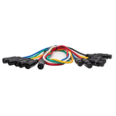 FTS XLR Male To Female Patch Cables 1m FTS-TX009+TX012/1M