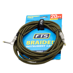 FTS 6M Braid Instrument Cable with Nylon Weave TJ049+TJO73