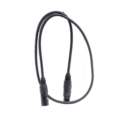 FTS 1M XLR Male XLR Female Mic Cable TX009+TX012BK