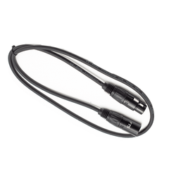 FTS 1M XLR Male XLR Female Mic Cable TX009+TX012BK