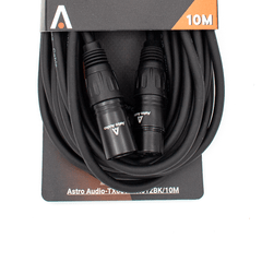 Astro Audio XLR Male to XLR Female Mic Cable 10M TX009-TX012BK 10M