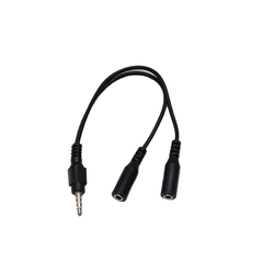 Mikuso 3.5mm to Headset+Microphone Audio Cable Black CBL-123 BK
