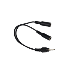 Mikuso 3.5mm to Headset+Microphone Audio Cable Black CBL-123 BK