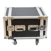 Astro Audio Flight Case with Wheels 8U BK