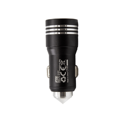 FTS Adapter Dual USB 2.4A Car Charger Black FTS-30C BK