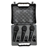 Astro Audio 3 Pack Dynamic Microphones AA-XM1800