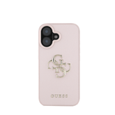 GUESS - Magsafe Grained IPhone 16 Case Pink