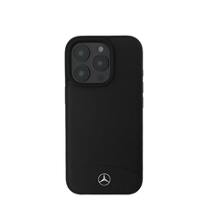 MERCEDES-BENZ Magsafe Case IPhone 16 Pro Max Black Textured And Plain Leather