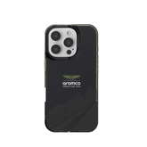Aston Martin Aramco F1 MagSafe Case – iPhone 16 Pro (Black with F1 Car Logo)