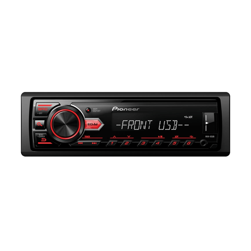 Pioneer MVH 85UB Single Din Car Multimedia Receiver