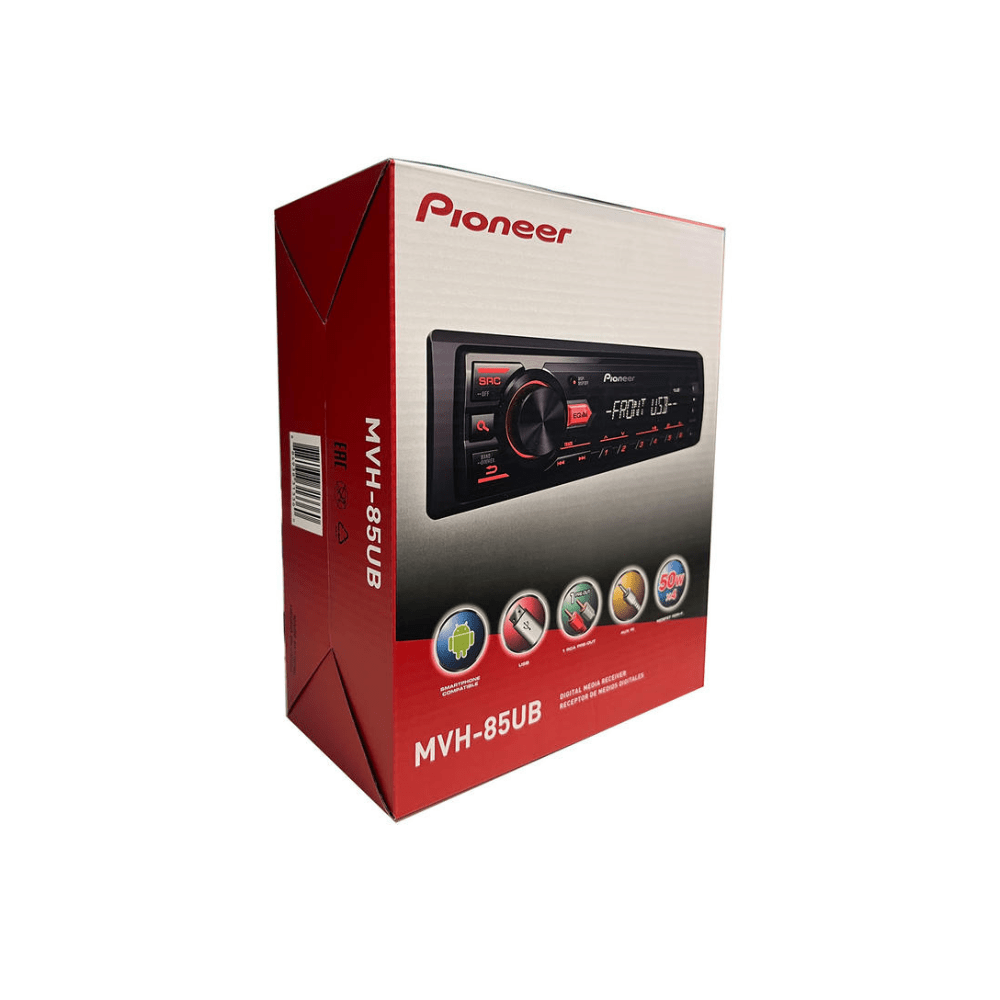 Pioneer MVH 85UB Single Din Car Multimedia Receiver
