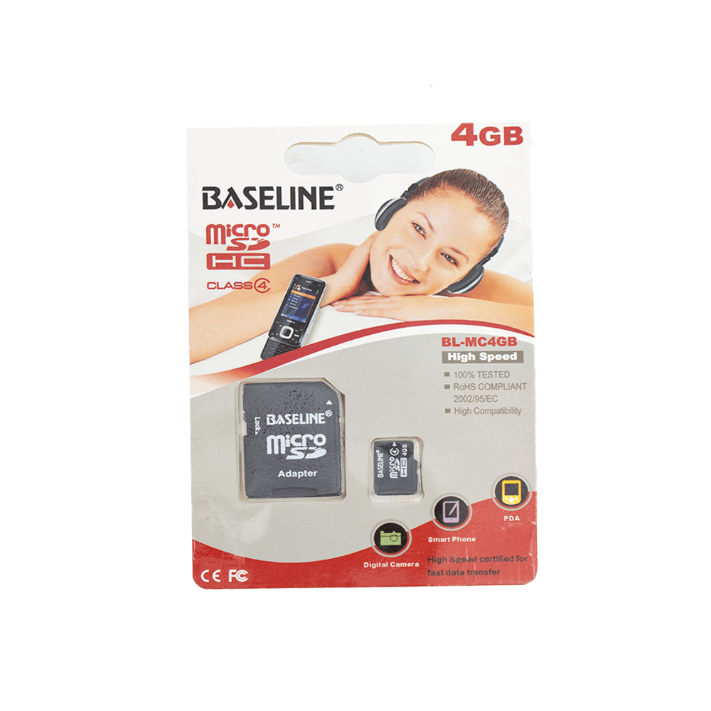 Baseline Micro SD Cards BLRP-MC4GB