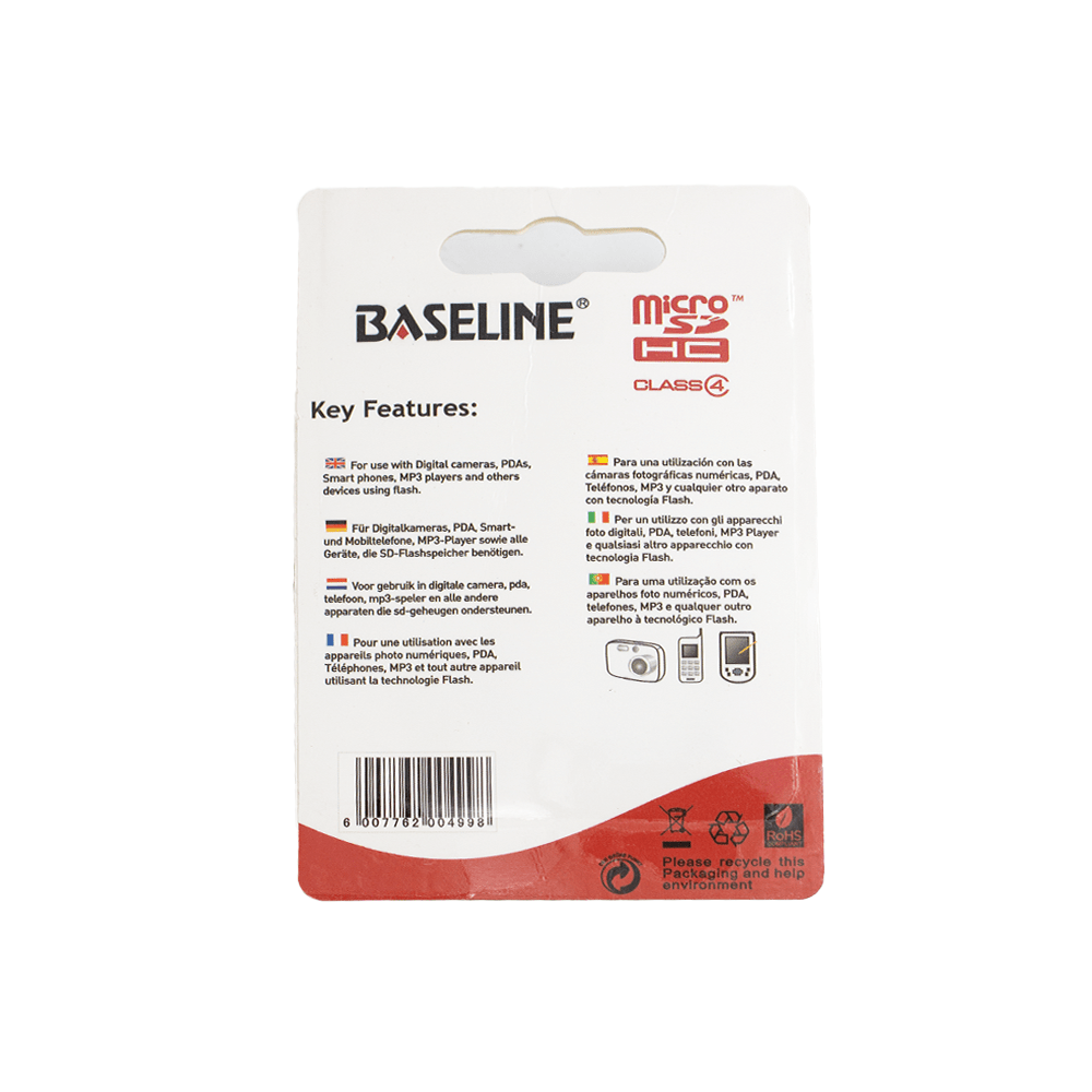 Baseline Micro SD Cards BLRP-MC4GB