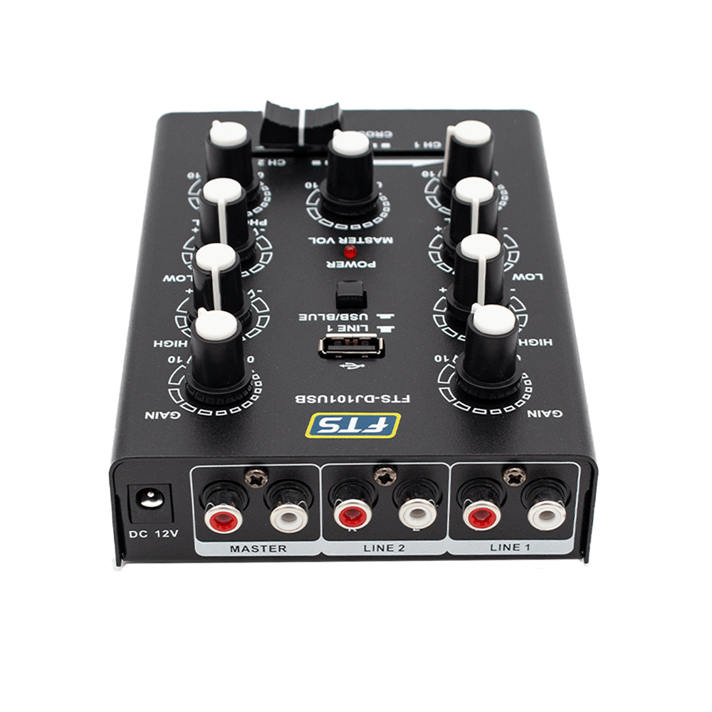 FTS 2-Channel DJ Mixer DJ101USB