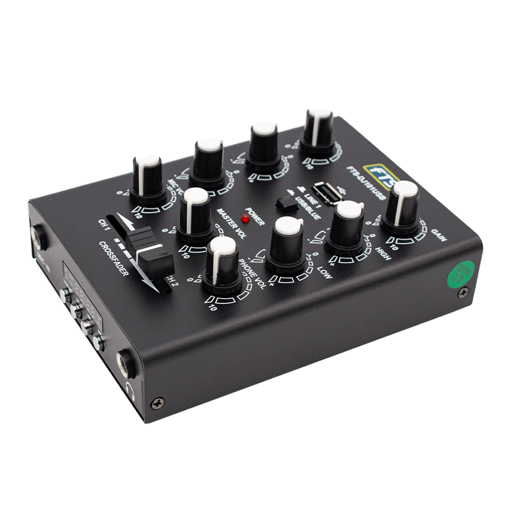 FTS 2-Channel DJ Mixer DJ101USB