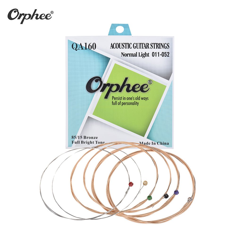 Orphee 0.011 To 0.052 Acoustic Guitar Strings QA160