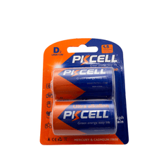 PKCell 1.5V D Size Ultra Alkaline Battery LR20-2B