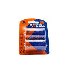 PKCell 1.5V D Size Ultra Alkaline Battery LR20-2B