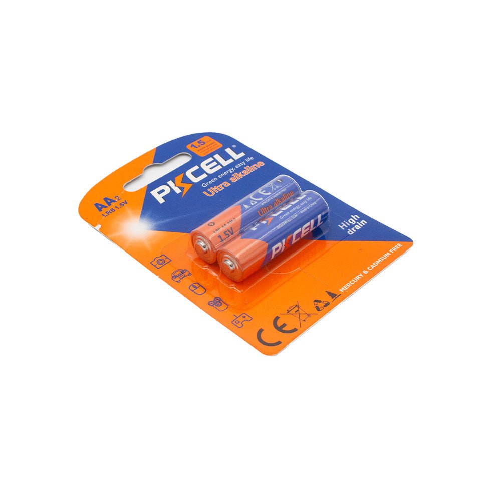 PKCell 1.5V AA Battery Alkaline LR6-2B