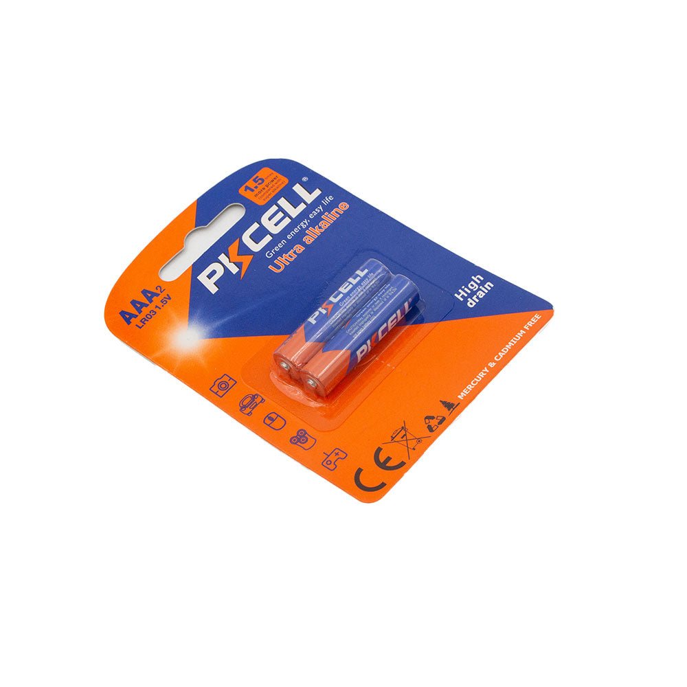 PKCELL 1.5V AAA Alkaline Battery LR03-2B