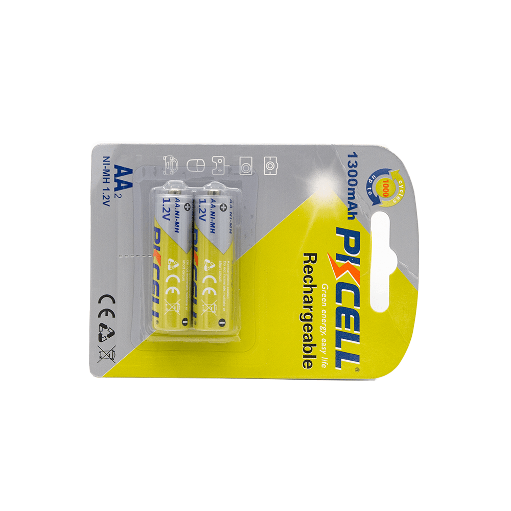 Ni-MH AA Battery 1300mAh-2B 2Pcs  1.2V