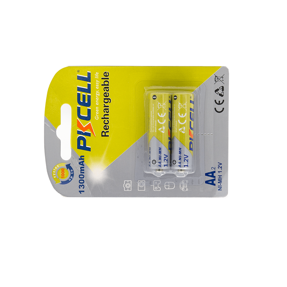 Ni-MH AA Battery 1300mAh-2B 2Pcs  1.2V