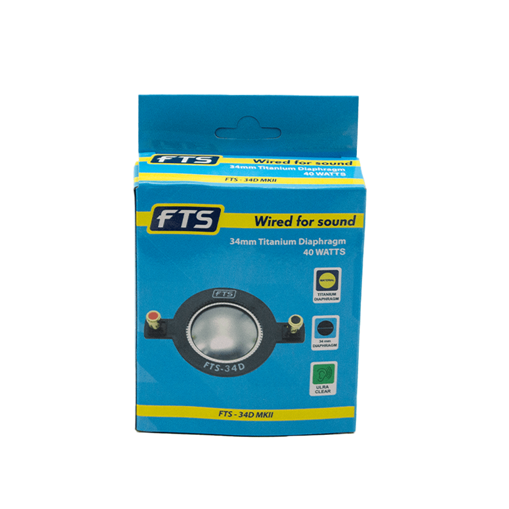 FTS 34mm Diaphragm 34D MKII – Replacement Compression Driver Part