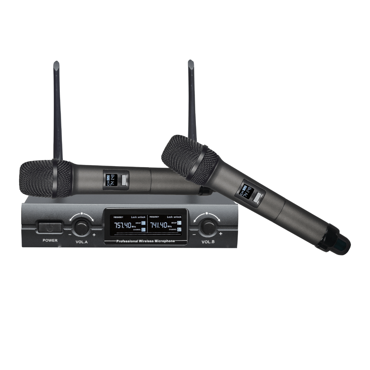 FTS Dual Handheld Wireless Microphones FTS KU300
