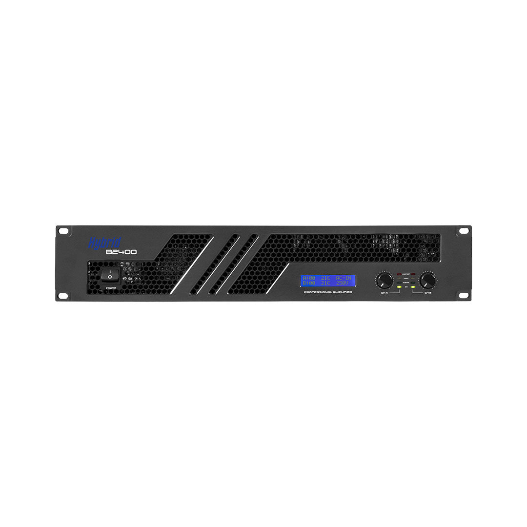 Hybrid B2400MK6 1200W 2-Channel Speaker Amplifier