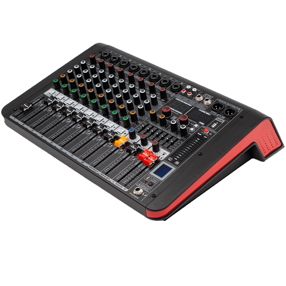 FTS 8 Channel 170W Powered Mixer E128