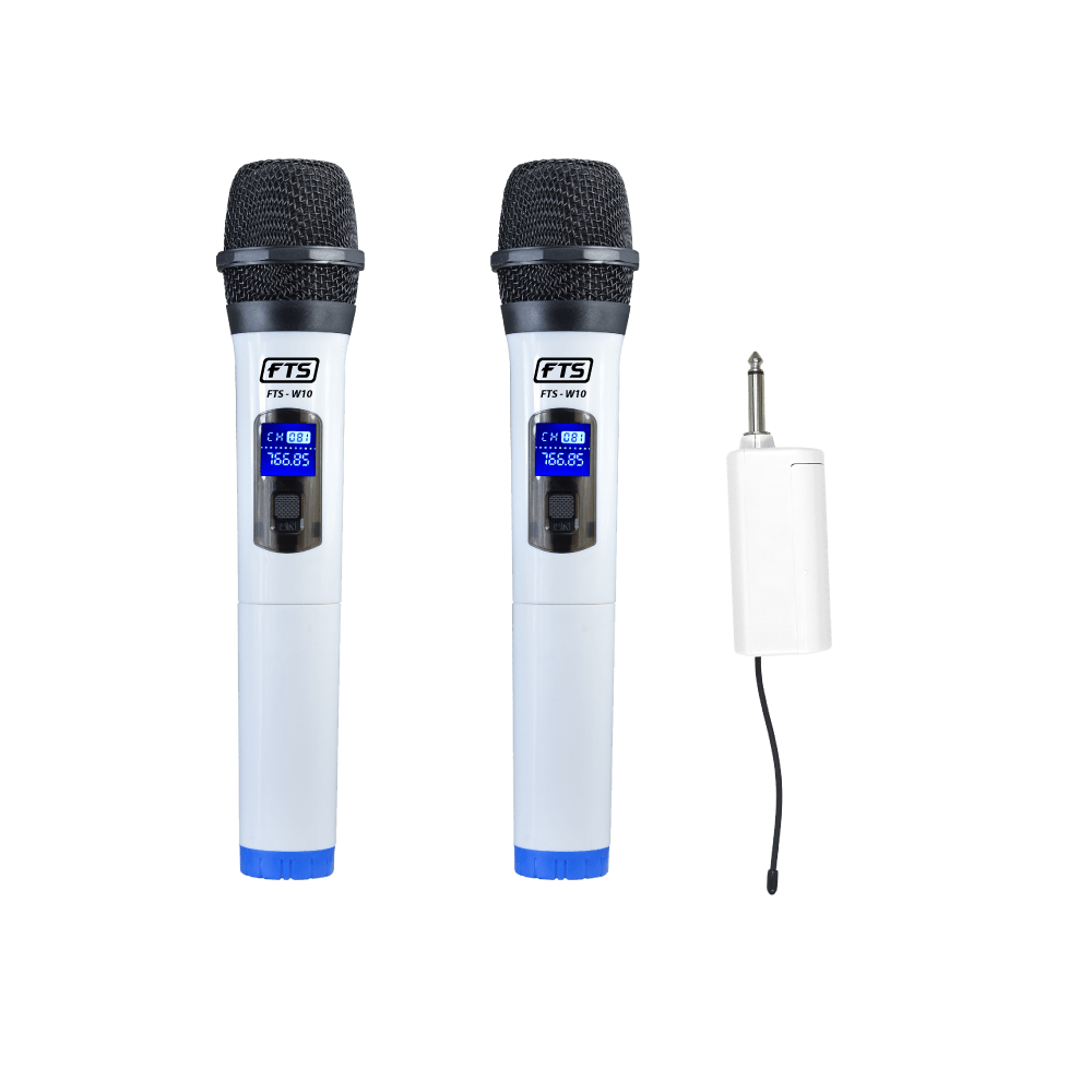 FTS Dual Wireless Handheld Microphone FTS W10