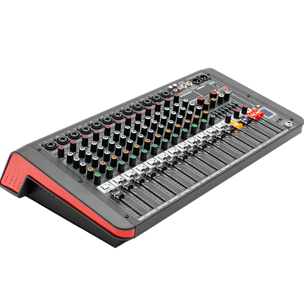 FTS 12CH 850WX2 Mixer With BT Player E112