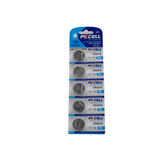 (N) 3.0V, 0 Hg, 75mAh Battery CR2016-5B