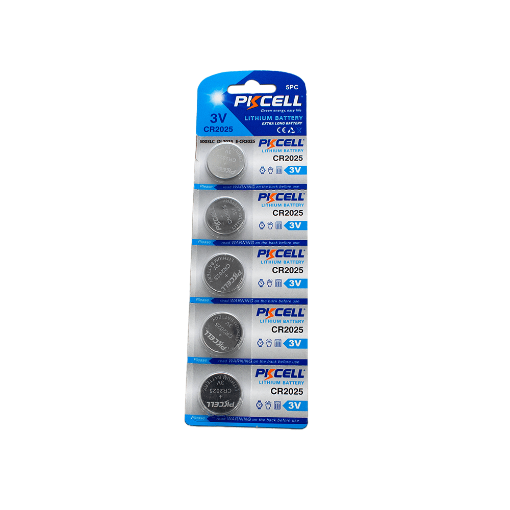 (N) 3.0V, 0 Hg, 150mAh Battery CR2025-5B