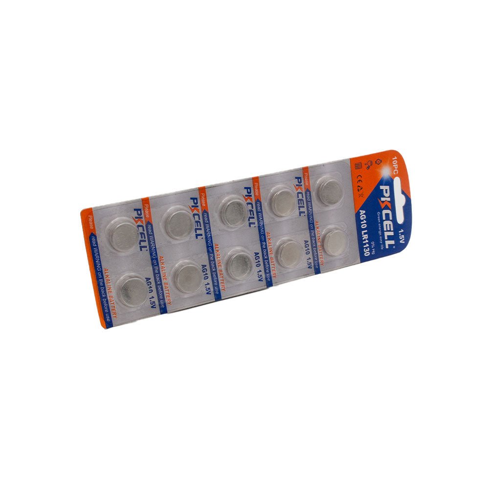 AG13/LR44 1.5V, 0 Hg, 145mAh Battery