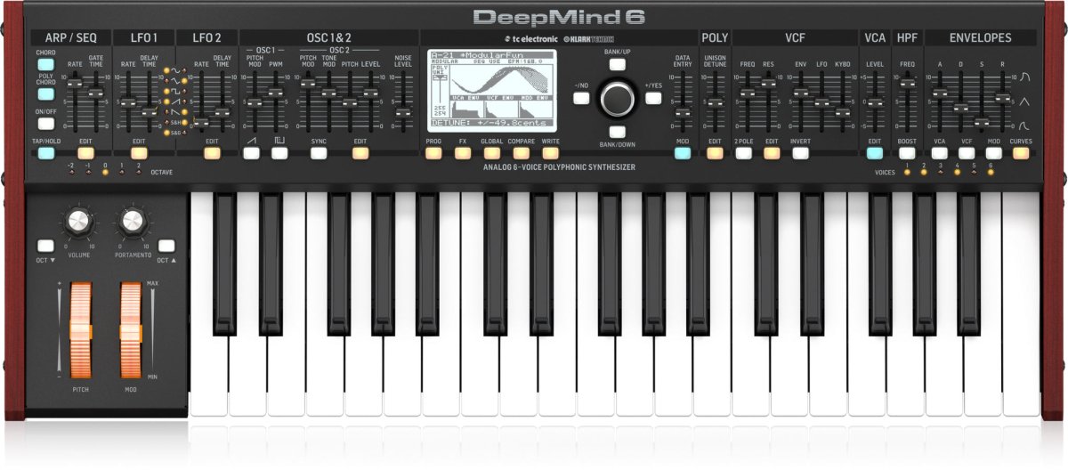 Behringer Deepmind 6 – 6-Voice Polyphonic Synthesizer