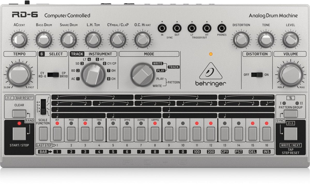 Behringer RD-6 SR Classic Analog Drum Machine