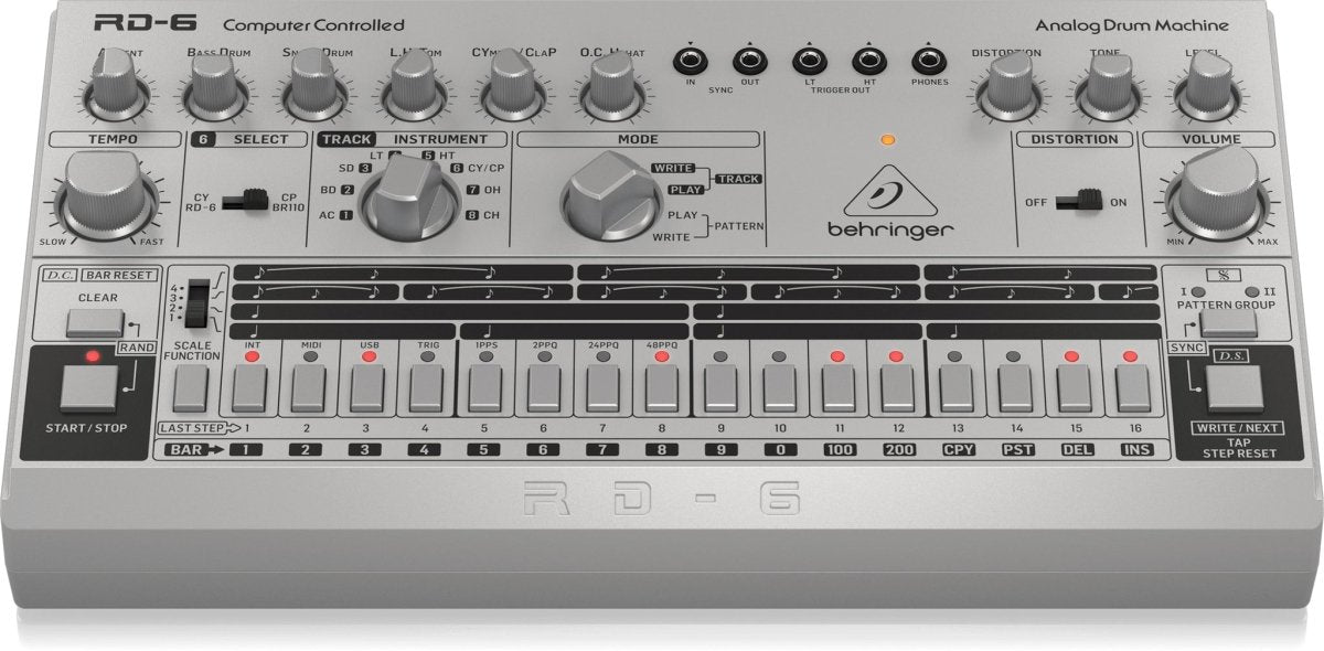 Behringer RD-6 SR Classic Analog Drum Machine