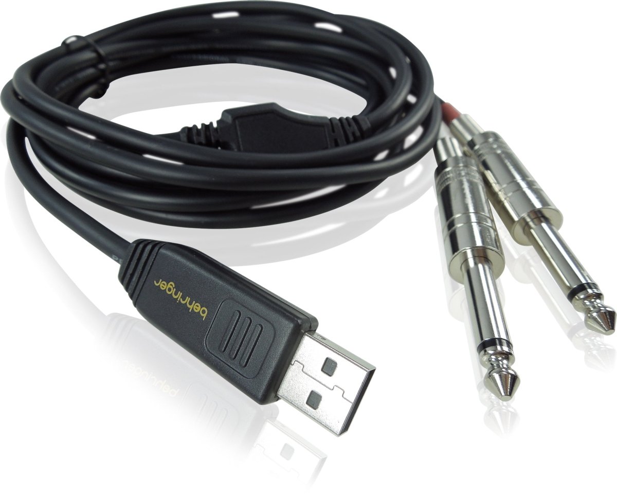 Behringer Line 2 USB Line-In To USB Audio Interface Cable