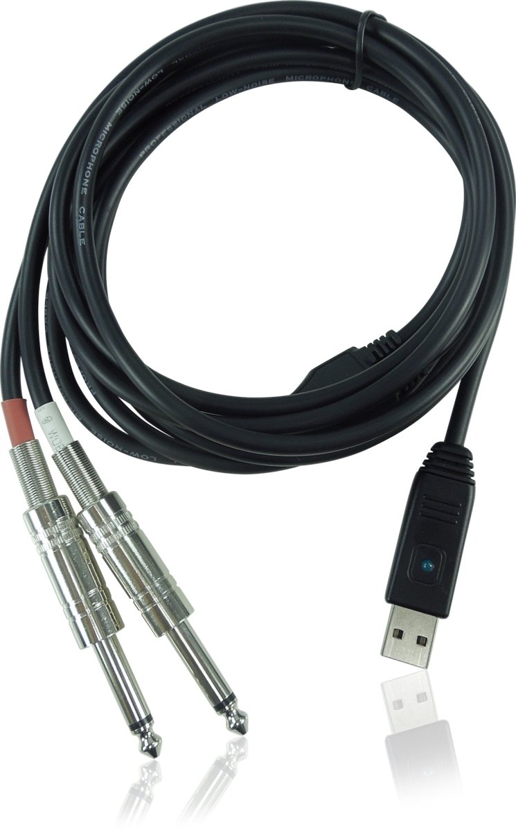 Behringer Line 2 USB Line-In To USB Audio Interface Cable