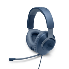 JBL QUANTUM 100 Blue Wired Headphones