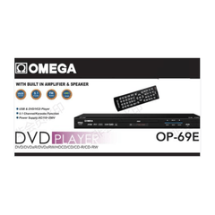 Omega  Dvd Player with Built-in Amp & Speaker OP-69E