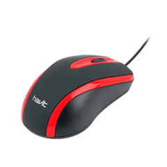 Havit PC series-USB Mouse Black+Red HV-MS753 BK+RD