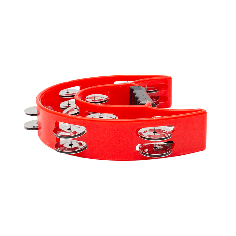 FTS Double Row Tambourine Red FTS-JT-TX9-20 RD