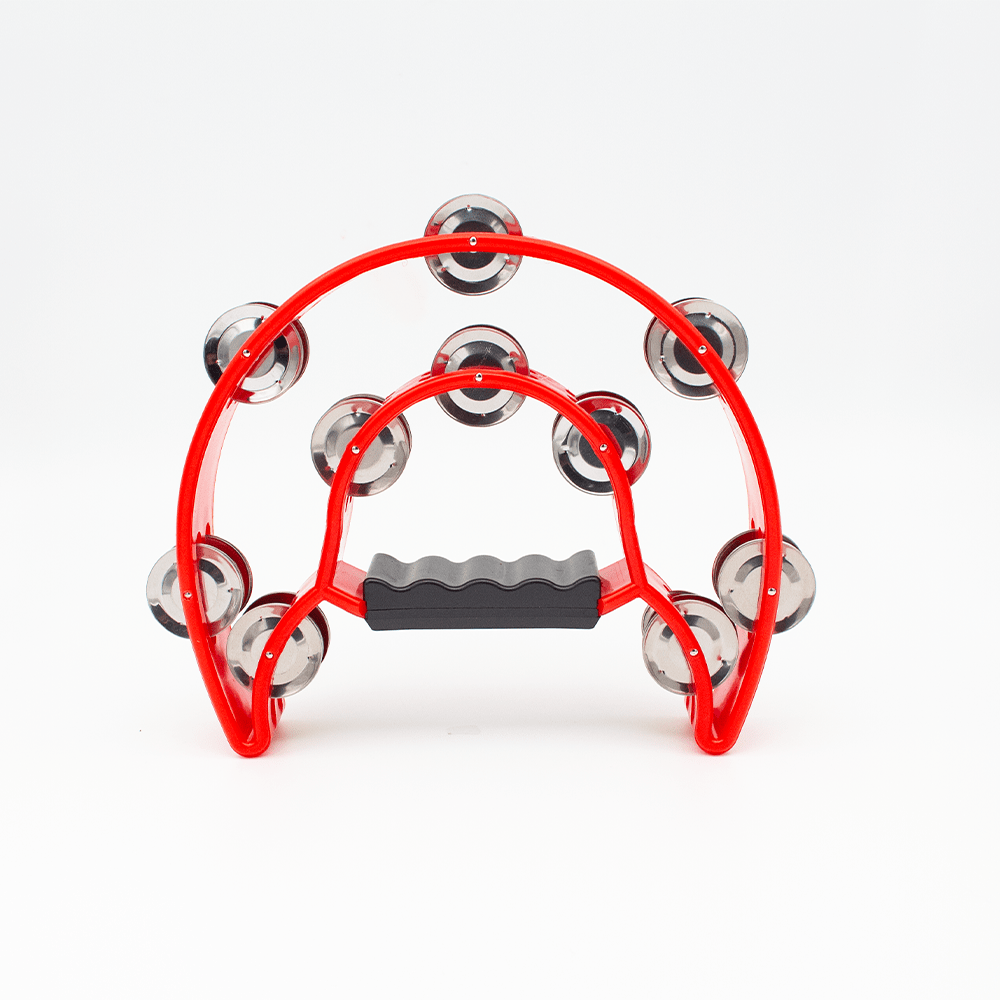FTS Double Row Tambourine Red FTS-JT-TX9-20 RD