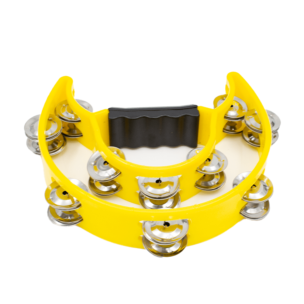 FTS Double Row Tambourine Yellow FTS-JT-TX9-20 YL