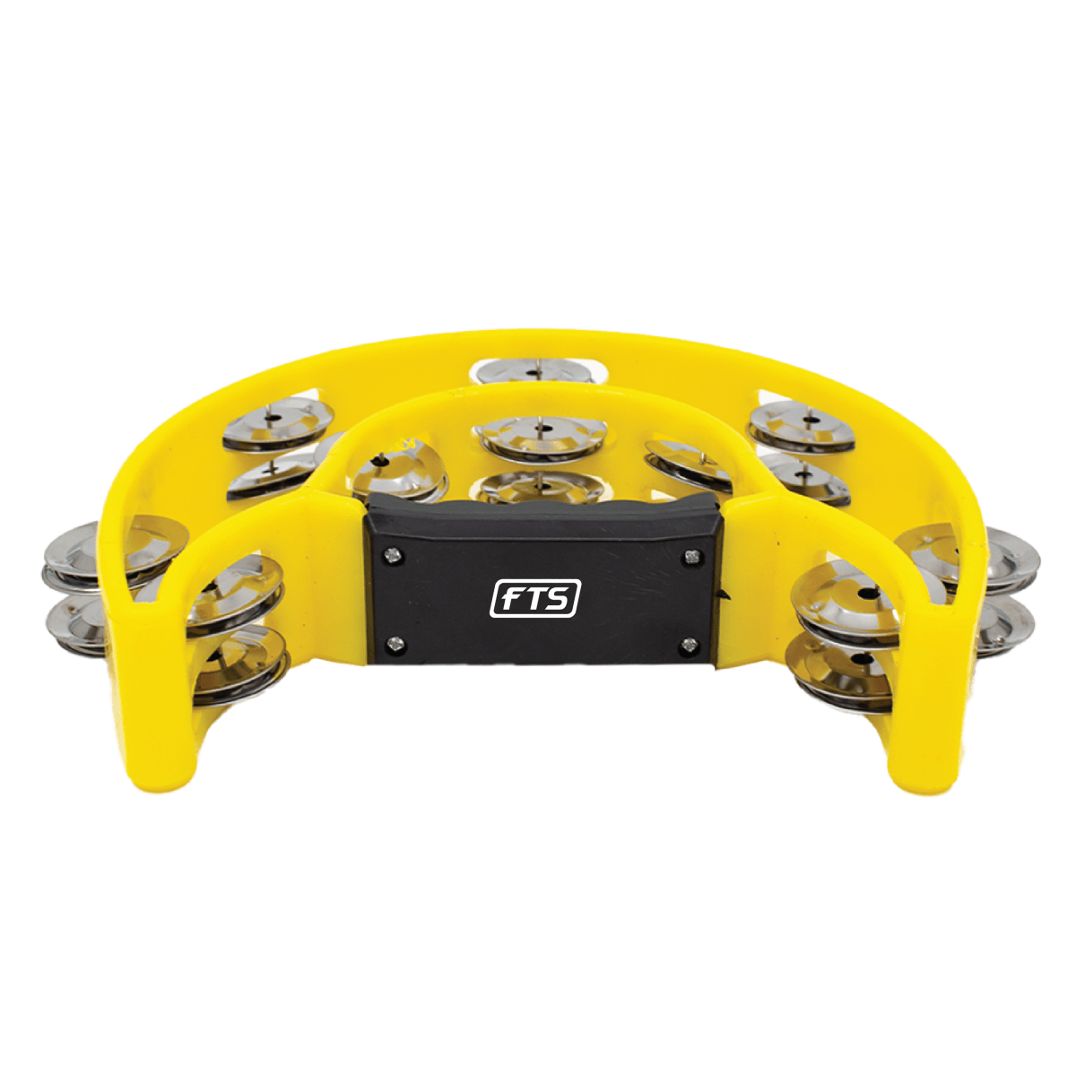 FTS Double Row Tambourine Yellow FTS-JT-TX9-20 YL