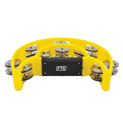FTS Double Row Tambourine Yellow FTS-JT-TX9-20 YL
